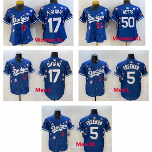 5 dodgers Tokyo style jerseys