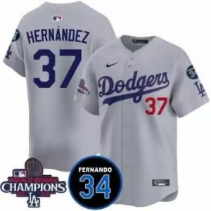 one dodgers custom #8 bryant gray jersey