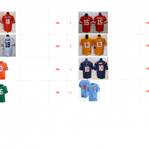 8 jerseys in 2XL