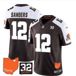 browns 12 sanders jersey