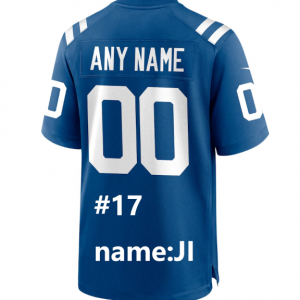 colts custom #17 JI jersey in 2XL