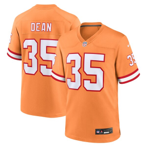 one Buccaneers custom 39 page orange jersey