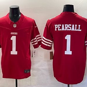 Men's Ricky Pearsall Scarlet San Francisco 49ers Game Jersey