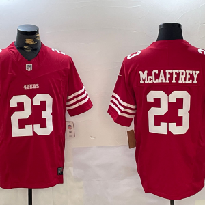 Men's San Francisco 49ers Christian McCaffrey #23 Red Jersey